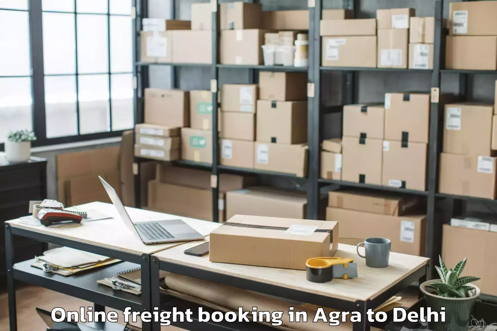 Efficient Agra to Omaxe Connaught Place Online Freight Booking